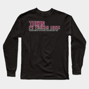 Texas Cloverleaf pixel art Long Sleeve T-Shirt